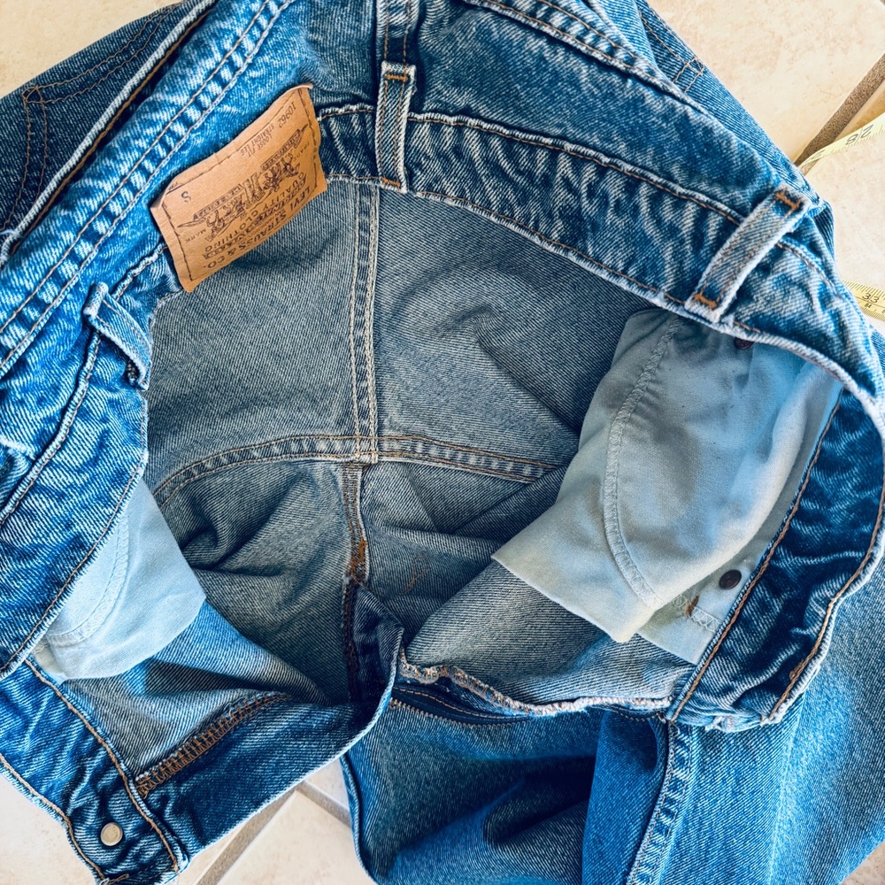 💖 Vintage Levi's 962 Orange Tab High Waist Jeans, Size 13 Jr. S - Picture 15 of 16